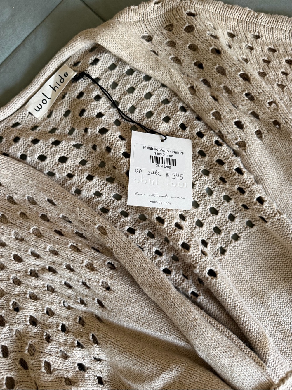 Wol Hide Pointelle Cardigan - Picture 5 of 5